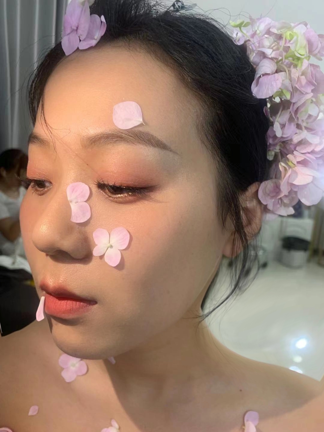 精致清透鲜花造型