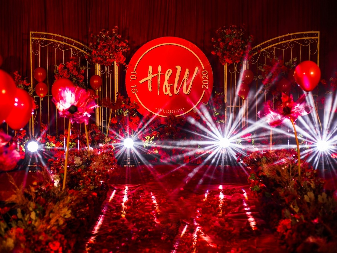 轻奢红色系，客户实景，彭州妙杏