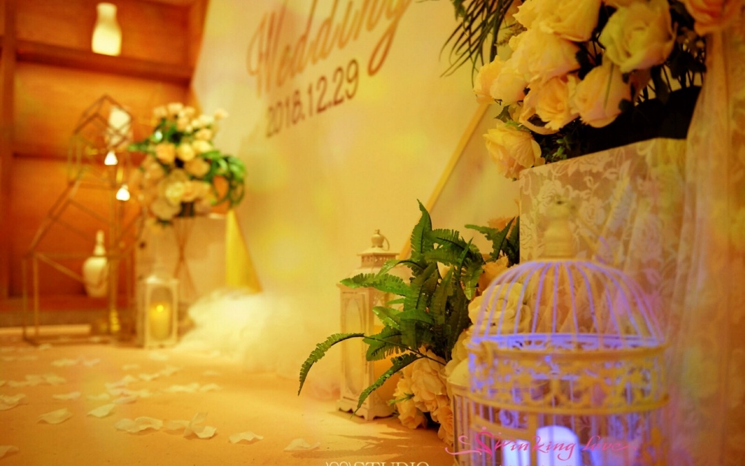 ins婚礼party主背景简约婚庆