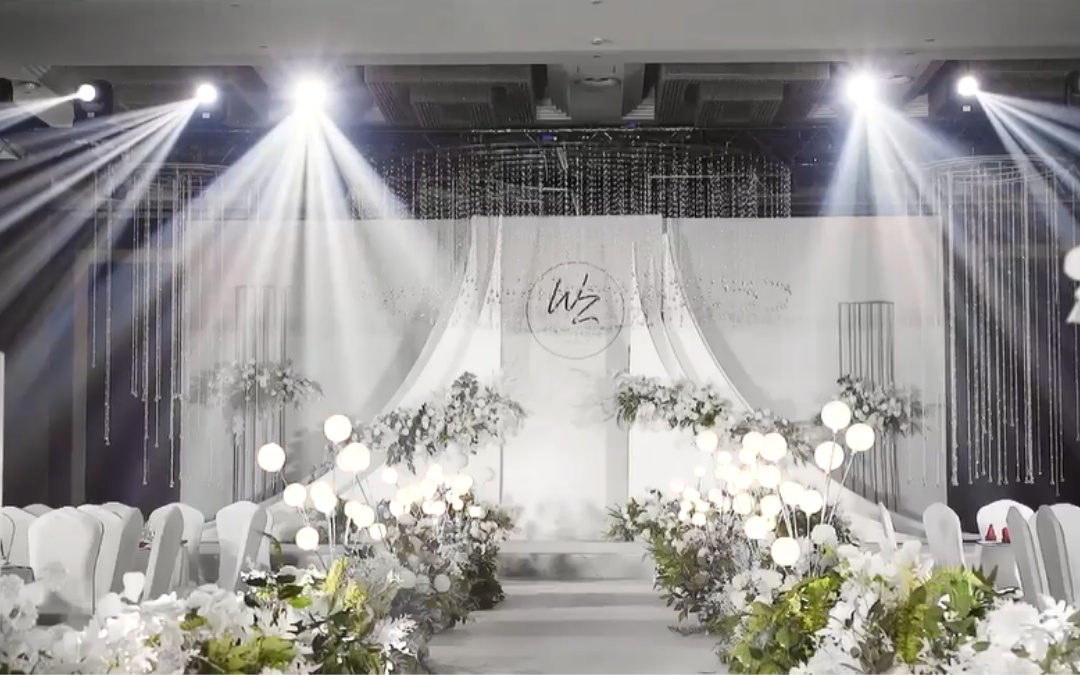 花海锦簇婚礼御香楼酒店二楼