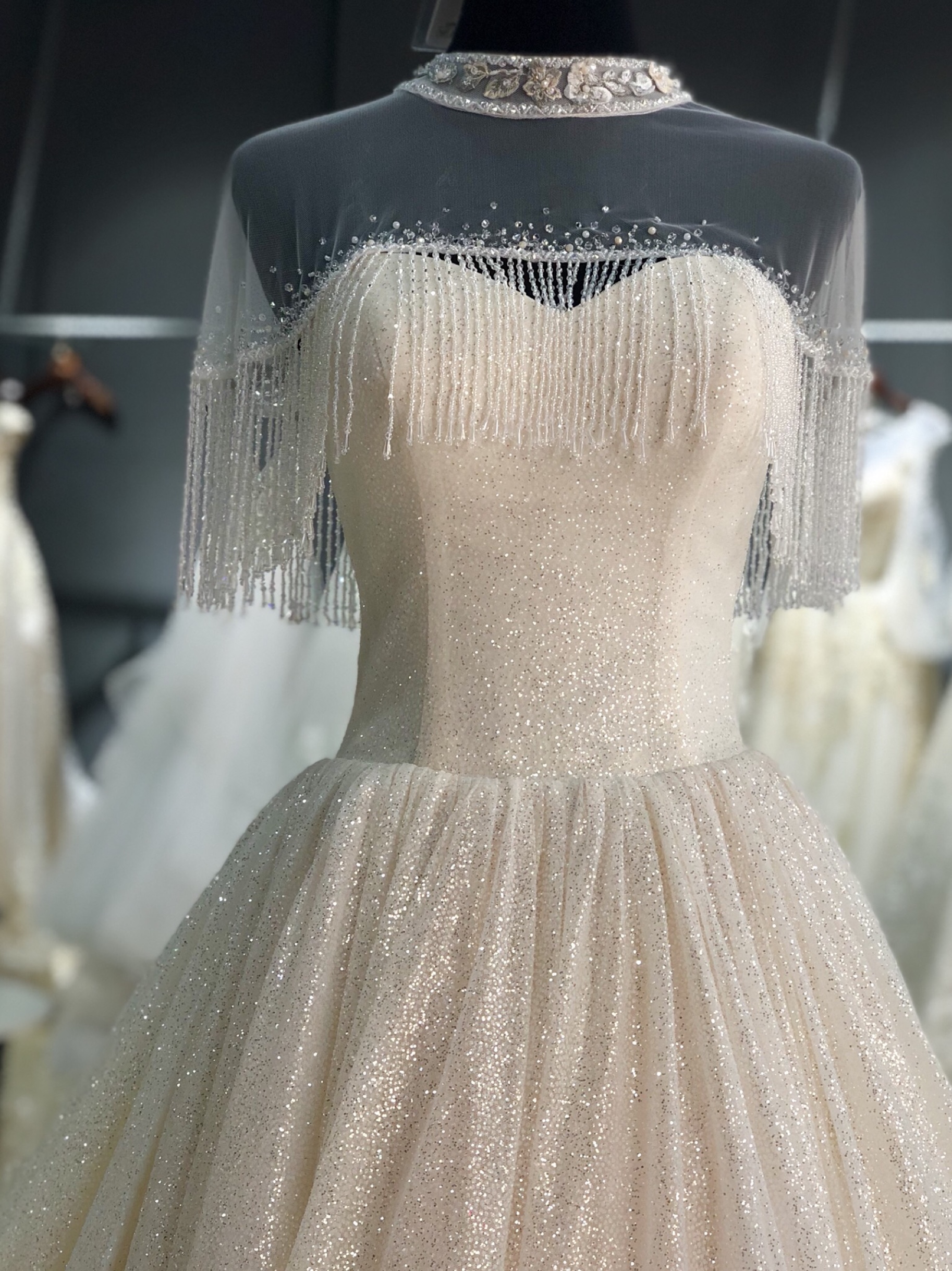 4K不到搞定3套婚服，我的梦幻星空婚纱堪比上万婚纱！