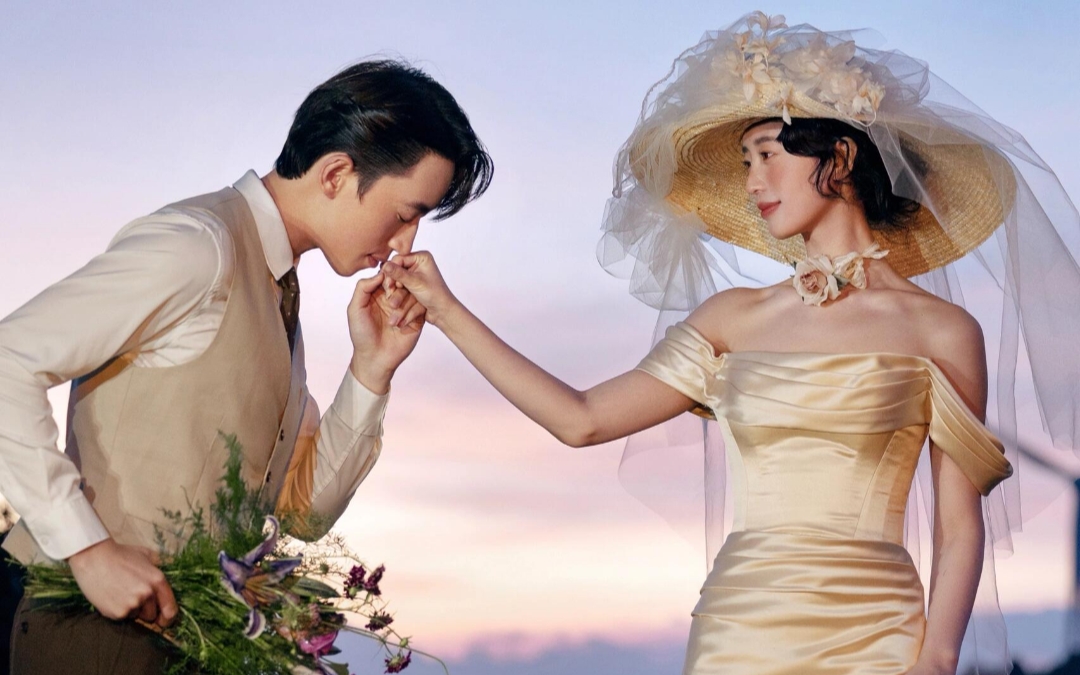 备婚收藏‼️美到心巴上的法式草坪复古婚纱照