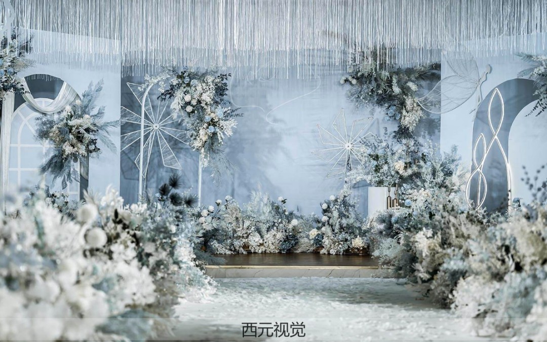（西元视觉）浅蓝色梦幻系婚礼