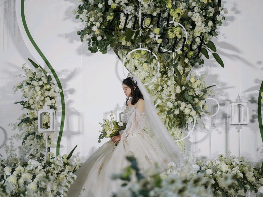 【夏日精选】夏日爆款白绿系婚礼~简约而不简单