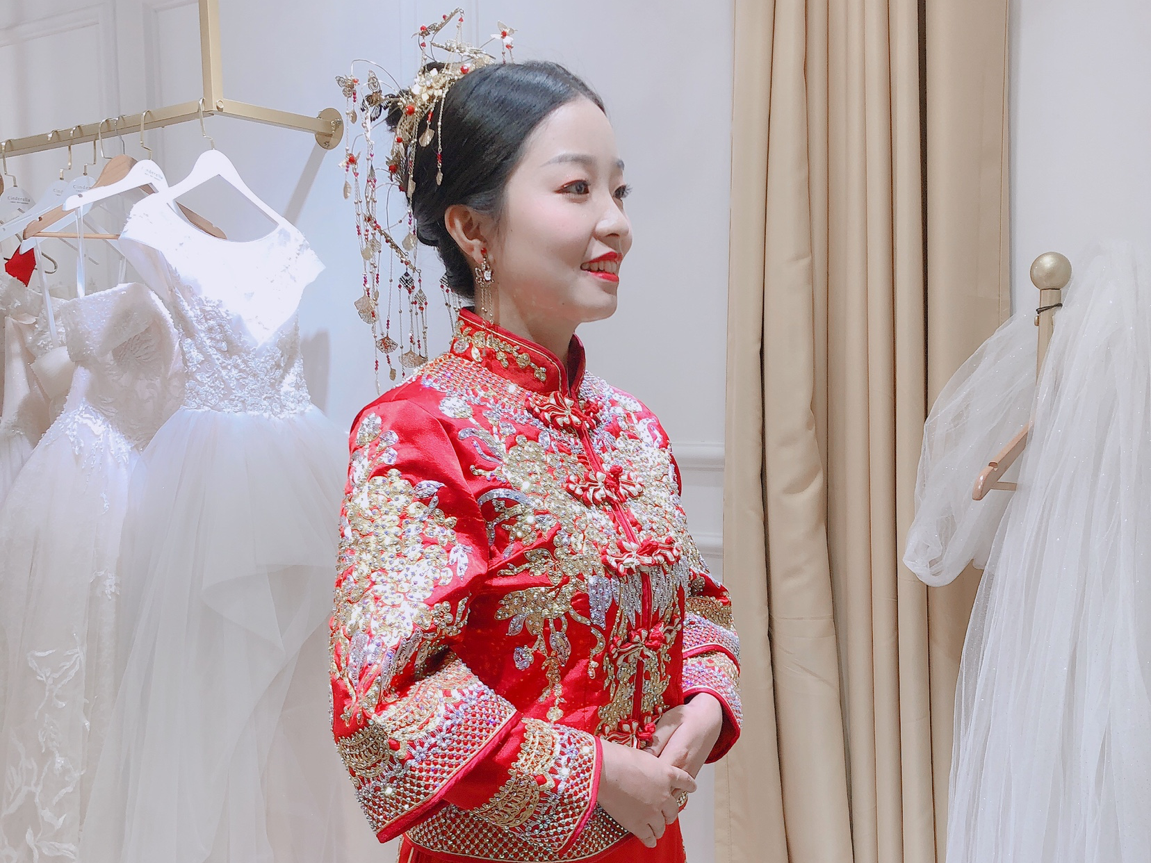 西安新娘妆婚礼跟妆全程跟妆