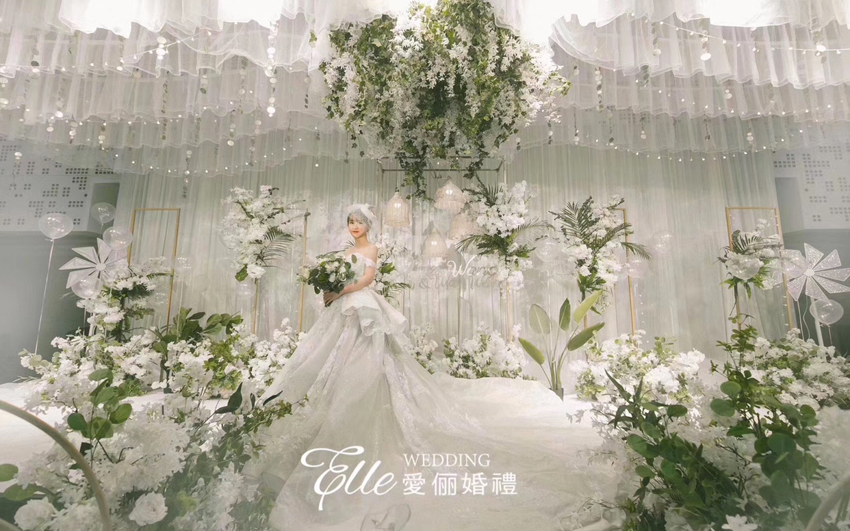 爱俪婚礼 | 白绿色 | 韩式婚礼