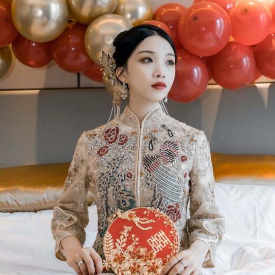 南潯中式婚禮跟妝