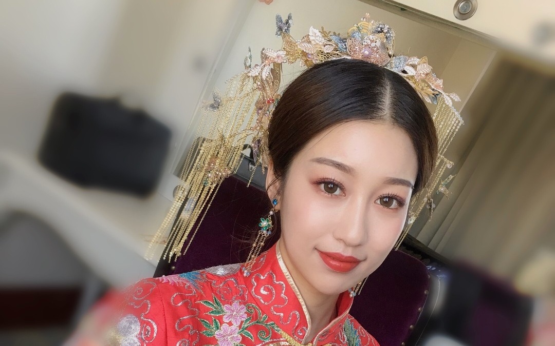 美蒙特中式婚礼化妆造型案例之一