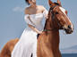 在海边骑马拍婚纱照也太太太太浪漫了叭！