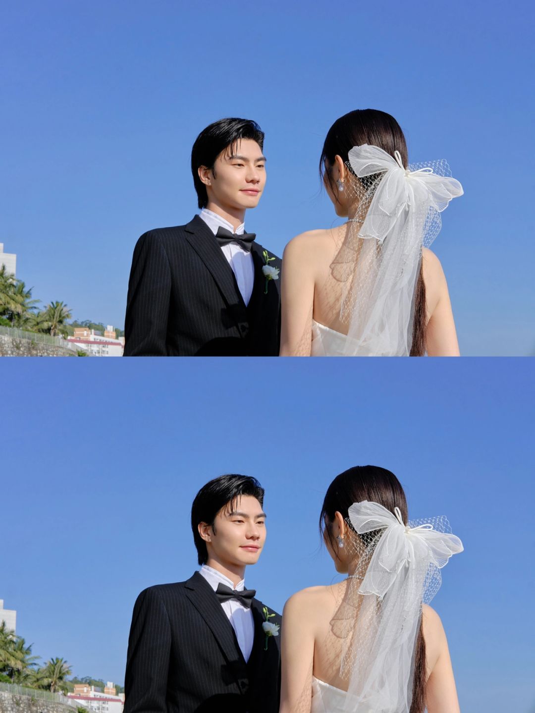 户外清新唯美婚纱照