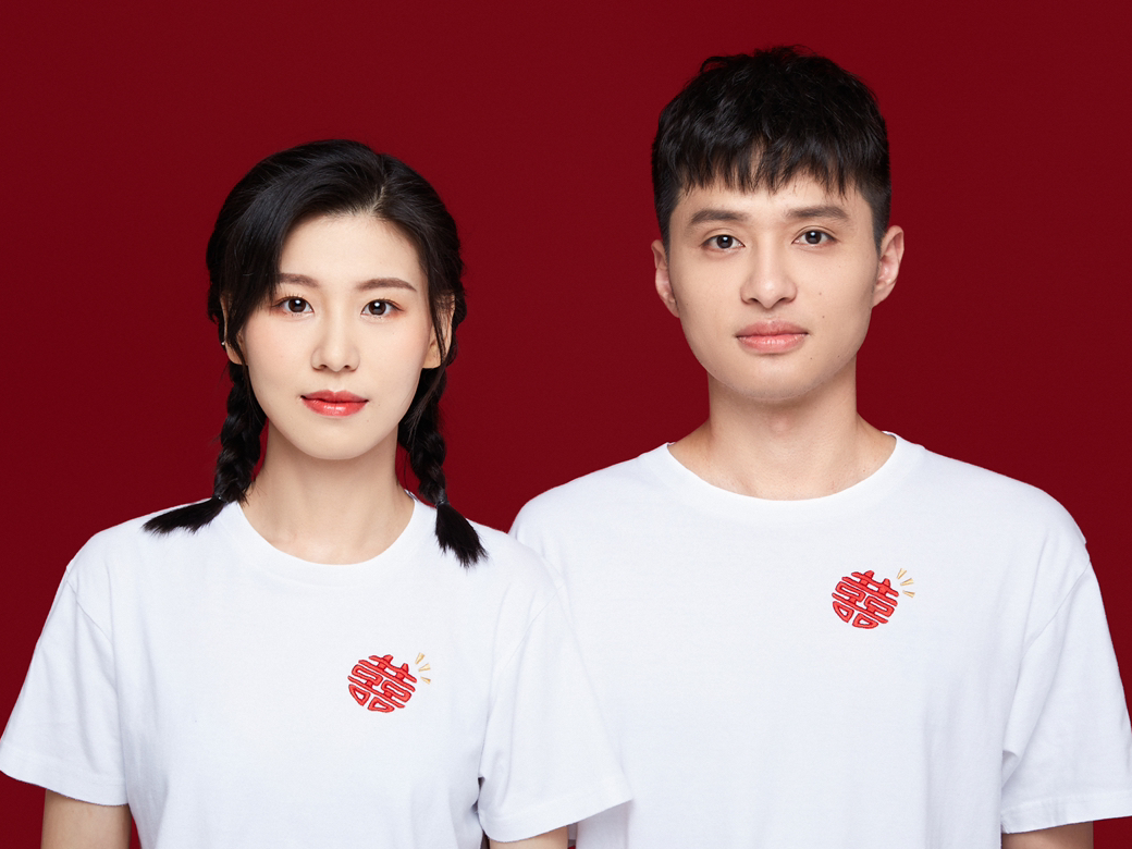 我们的结婚登记照