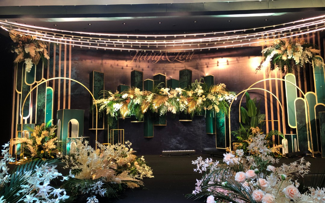 致橡树婚礼一香槟色系风格泰式