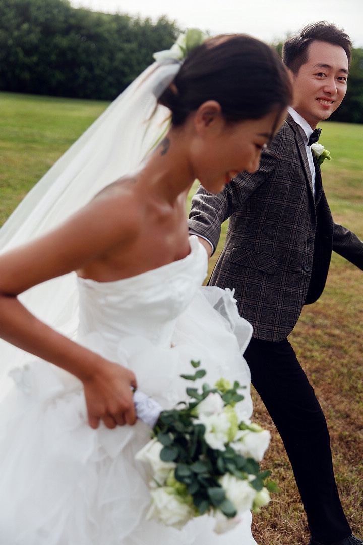 没想到长得黑的新娘拍婚纱居然这么好看