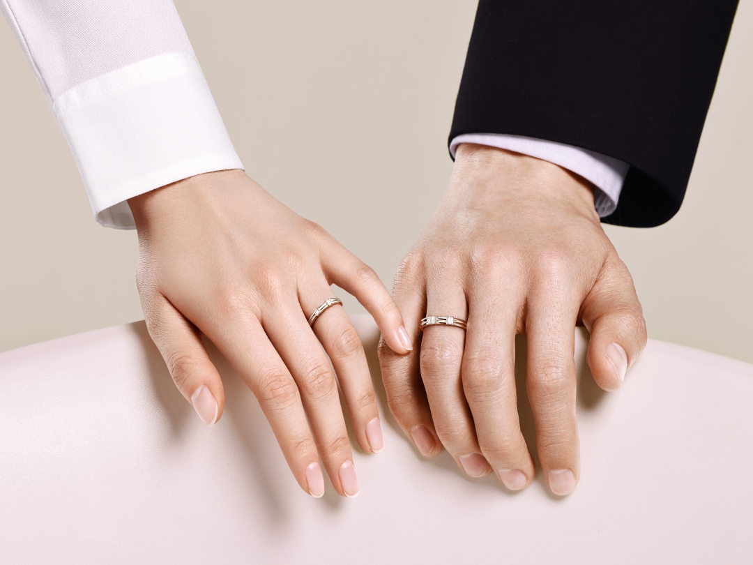 对戒【蜜语】钻戒 婚戒 钻石定制 