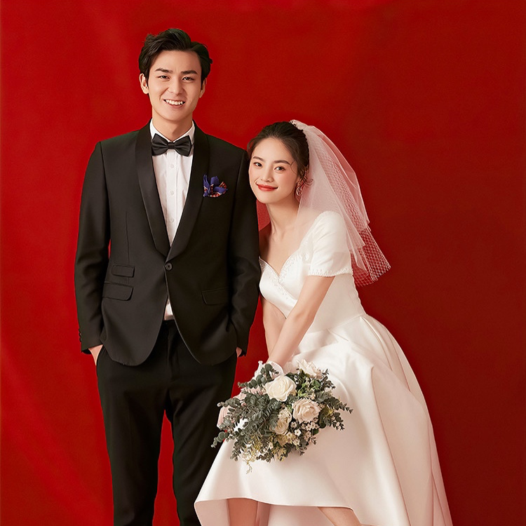 囍嫁风婚纱照丨室内婚纱照推荐