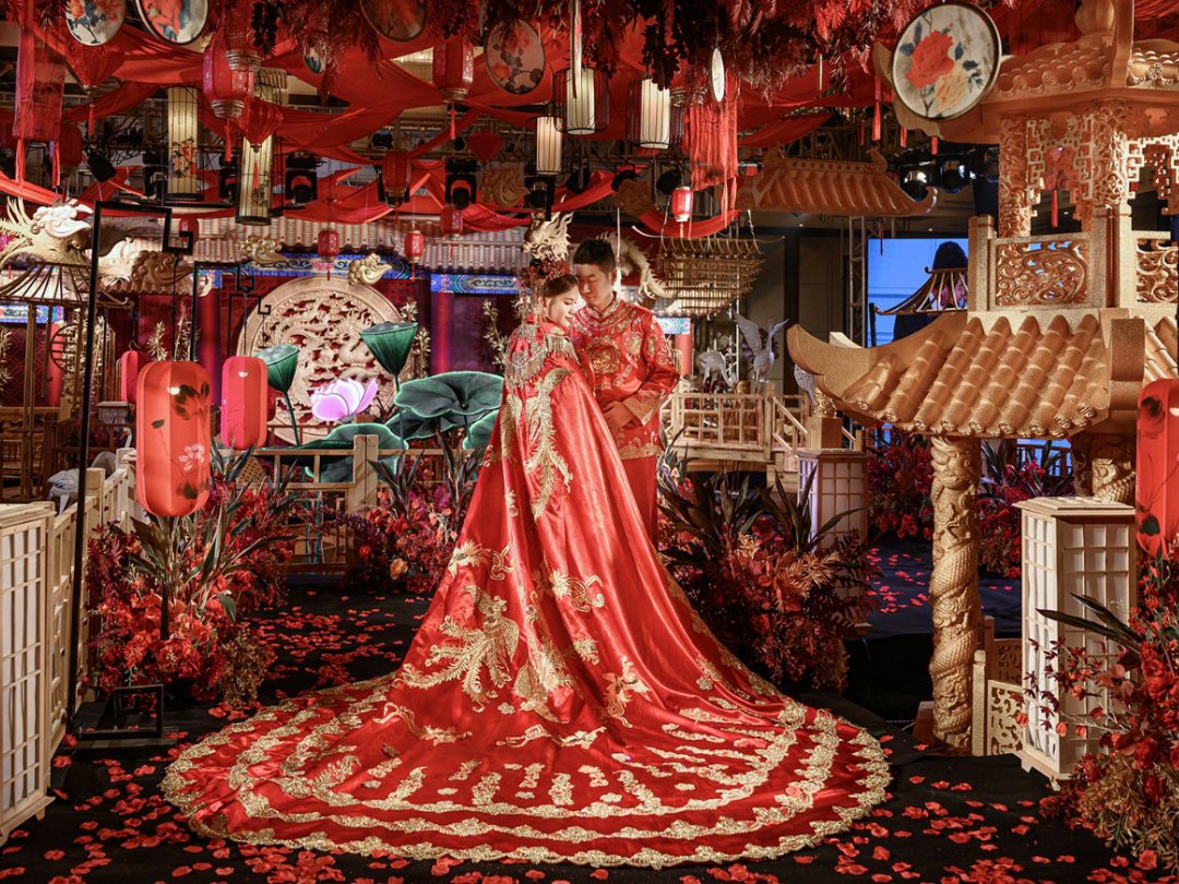 [佰顺庆]中式龙凤呈祥主题婚礼梅西国际大酒店