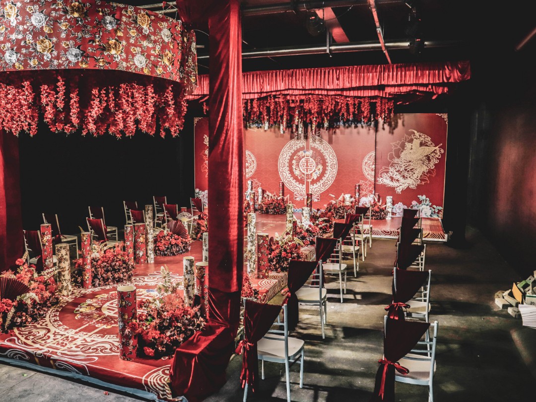 龙凤呈祥中式婚礼/凤冠霞帔 十里红妆