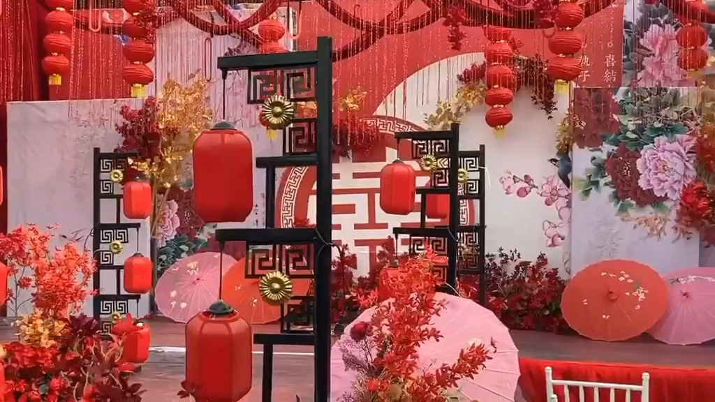 新中式户外婚礼，大气，传统，喜庆