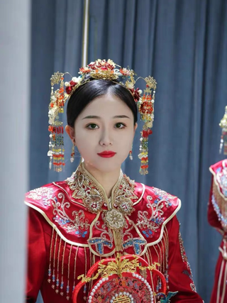 中式造型  新娘跟妆  造型分享