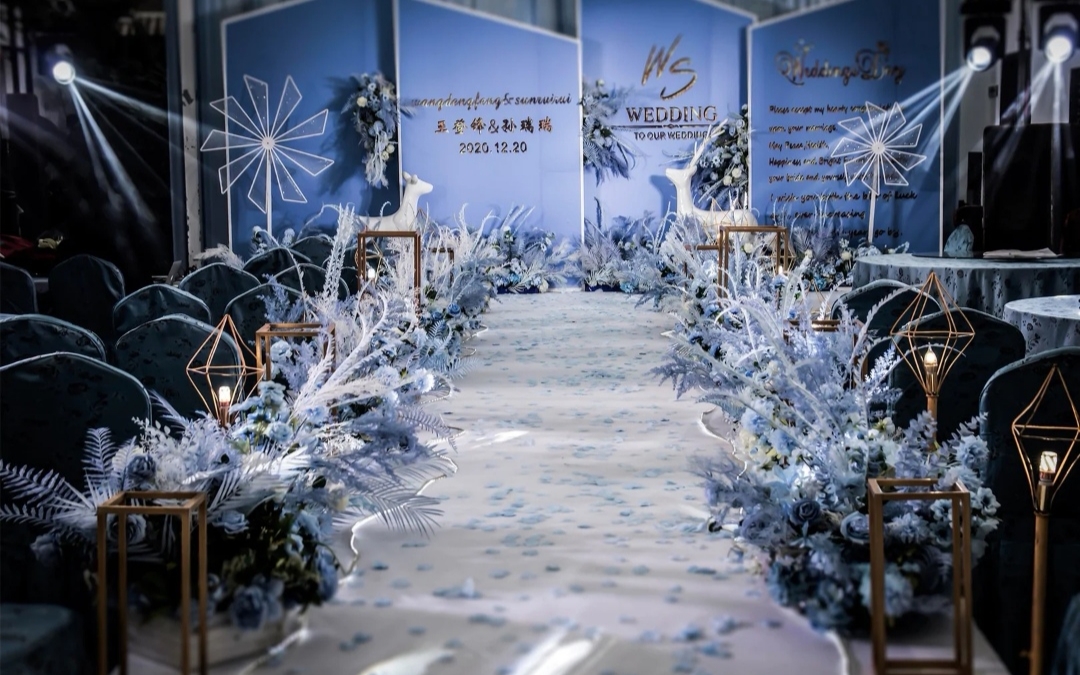 【Sunny喜铺】蓝色简约小预算精致婚礼