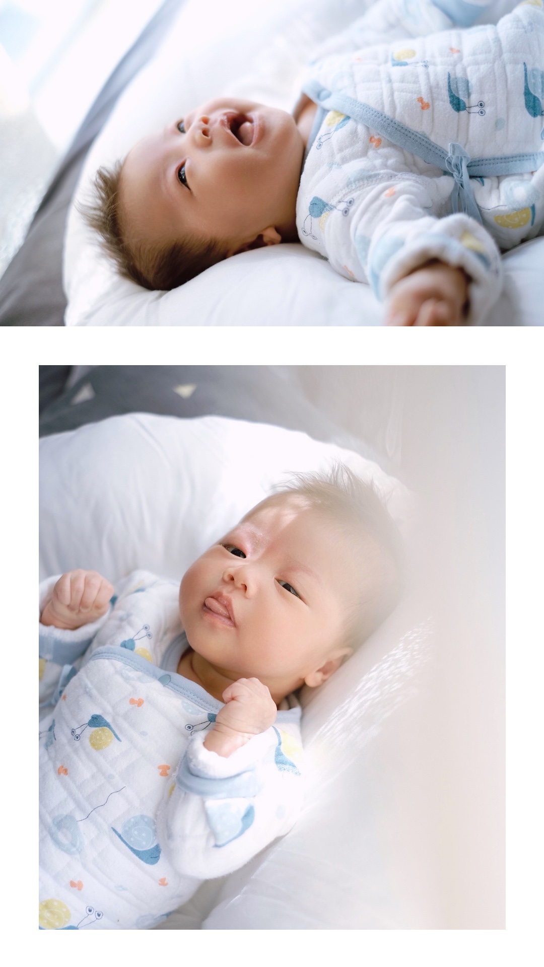 日系婴儿自然光百天照 小清新儿童写真摄影