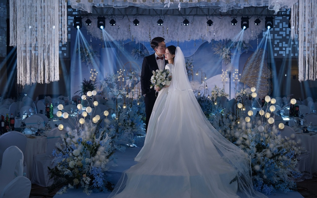 桐乡唯美婚庆 雾霾蓝婚礼