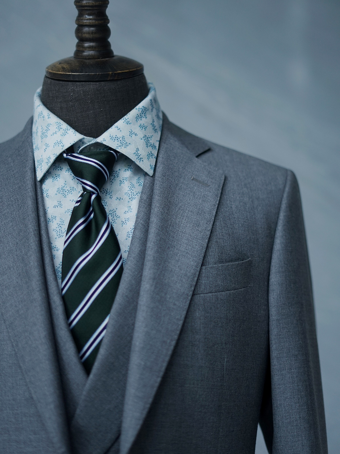 意大利男士手工西服礼服定制三件套