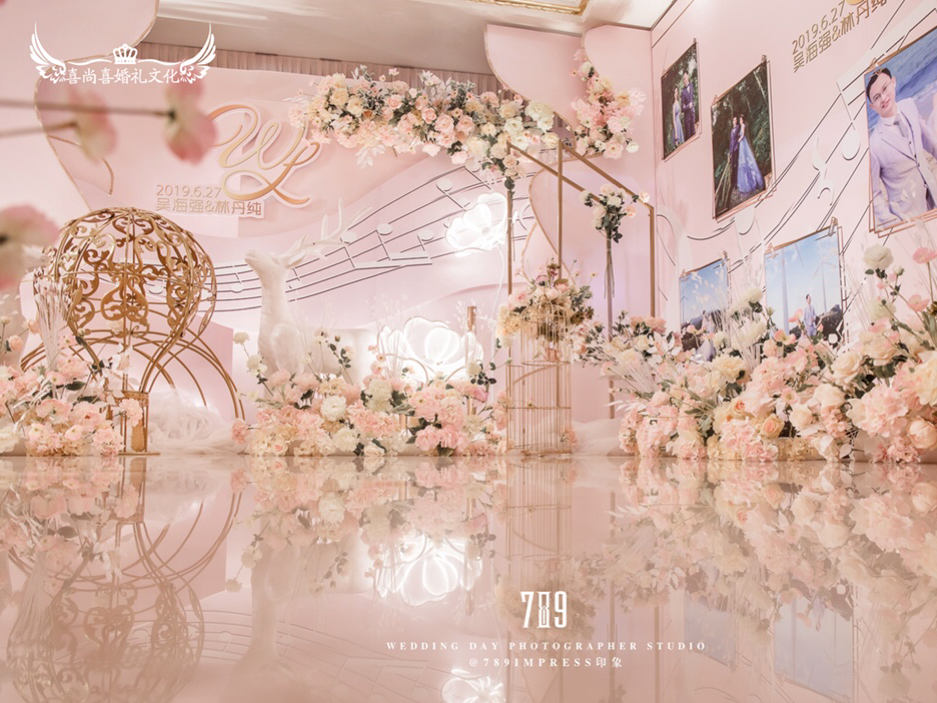 高端大气粉红色系城堡系列