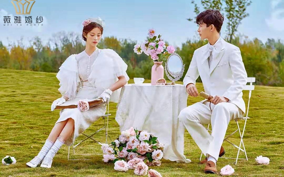 薇雅婚纱唯美森系小清新婚纱照
