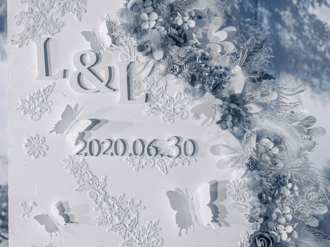 台州婚庆，婚礼策划，莫兰迪蓝婚礼