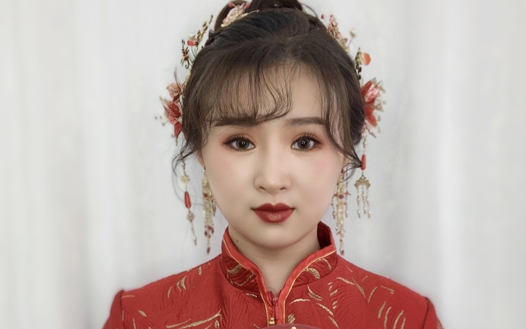 素人改造中式出门造型 敬酒