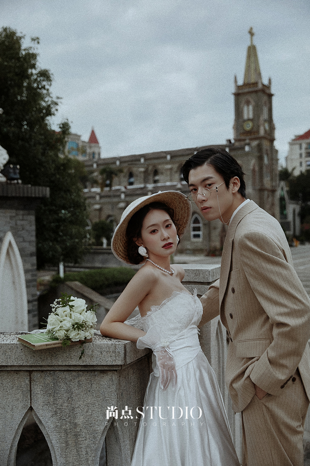 浪漫的法式婚纱照丨优雅从不过时