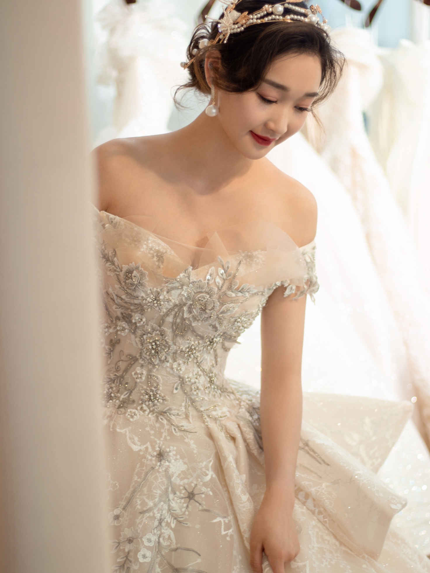 【一南婚纱】出门仪式敬酒 超高性价比婚纱3件套
