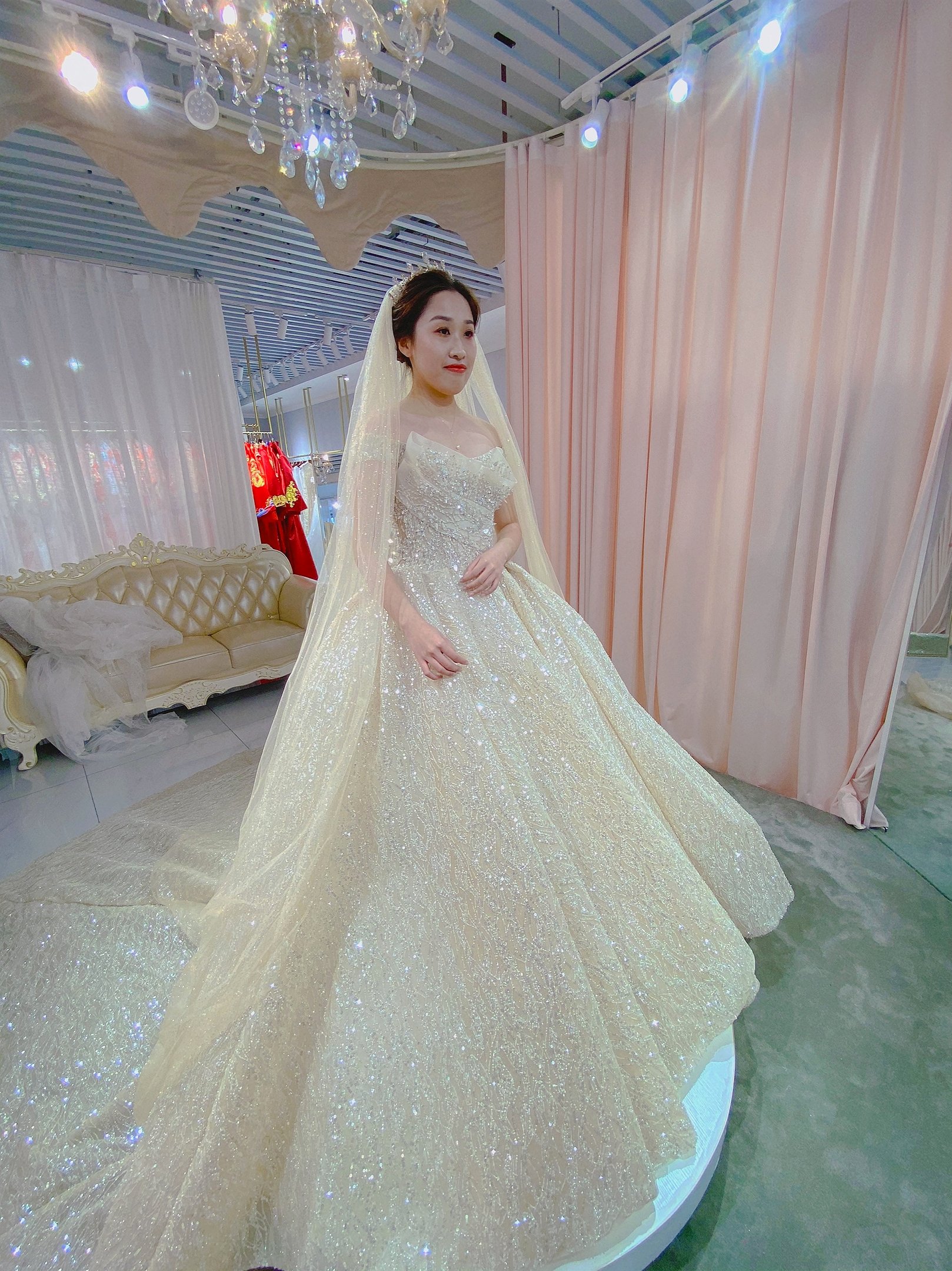 婚纱礼服敲定啦！926！