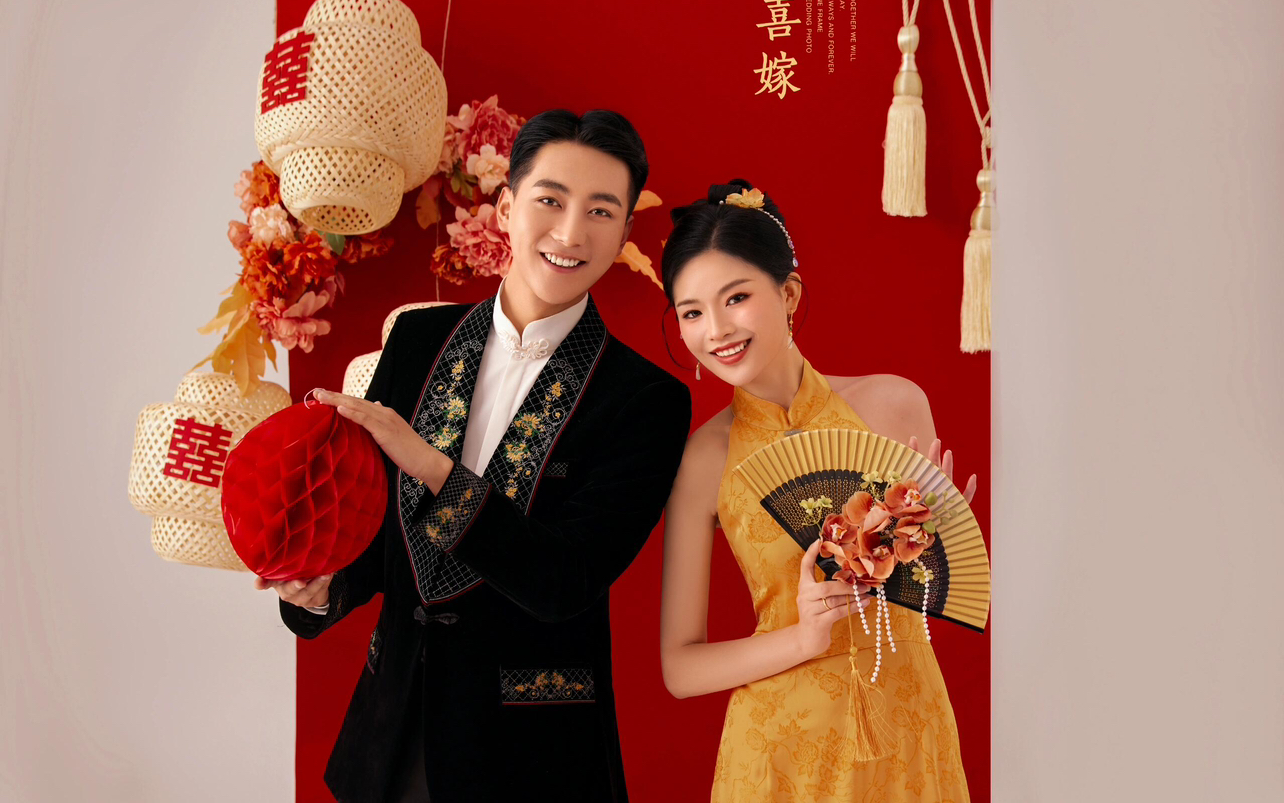 父母强烈推荐的中式喜嫁系列婚纱照经典必拍！