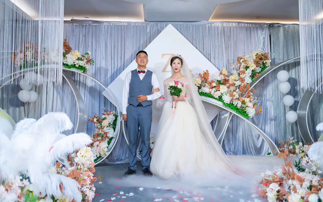 干净•奢华的韩系婚礼场景布置