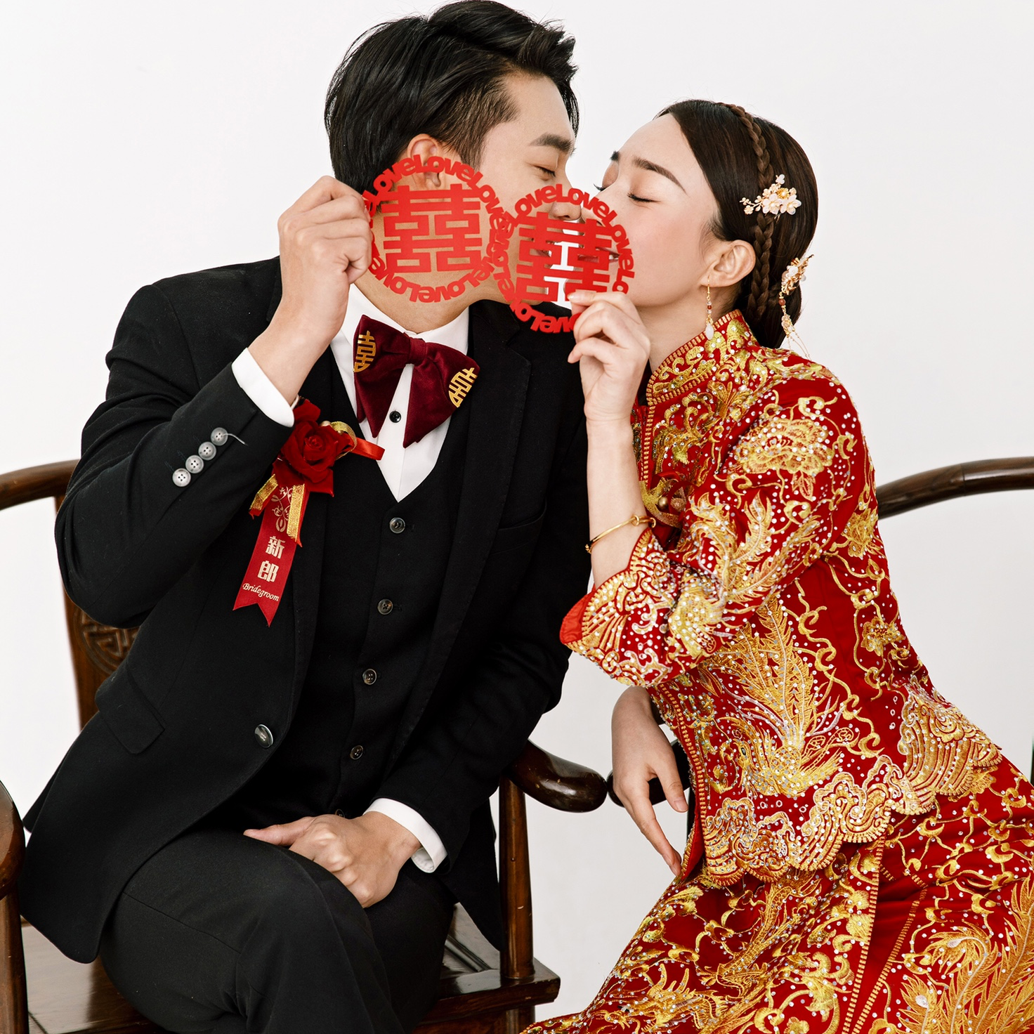 当季必拍 中式喜嫁风  甜蜜而高级的喜嫁婚纱照