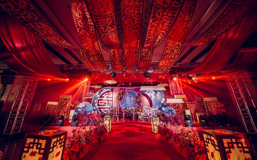 天艺婚礼|中式汉唐古典红色复古婚礼