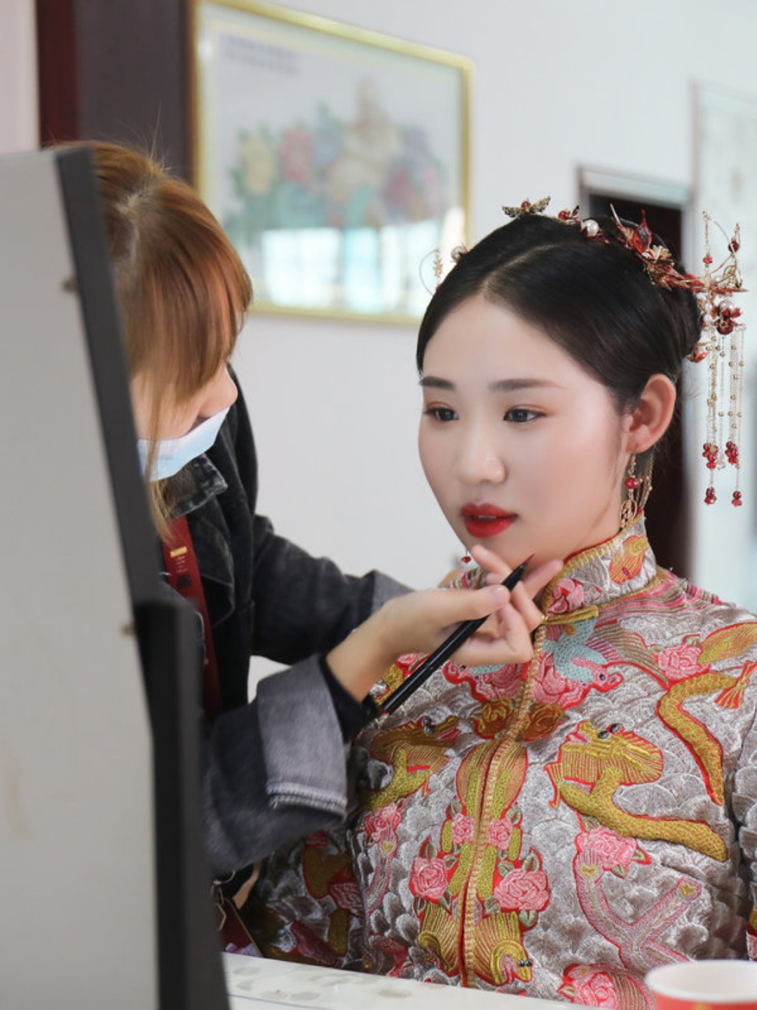 婚礼当天新娘早妆（可上门化）