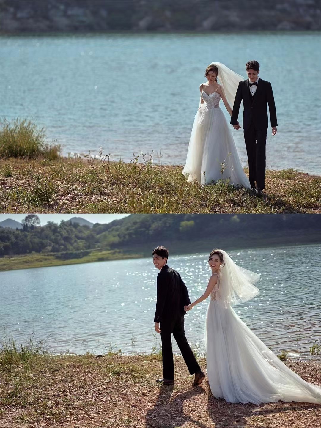 精品婚纱照+私人订制+总监团队+夜景烟花