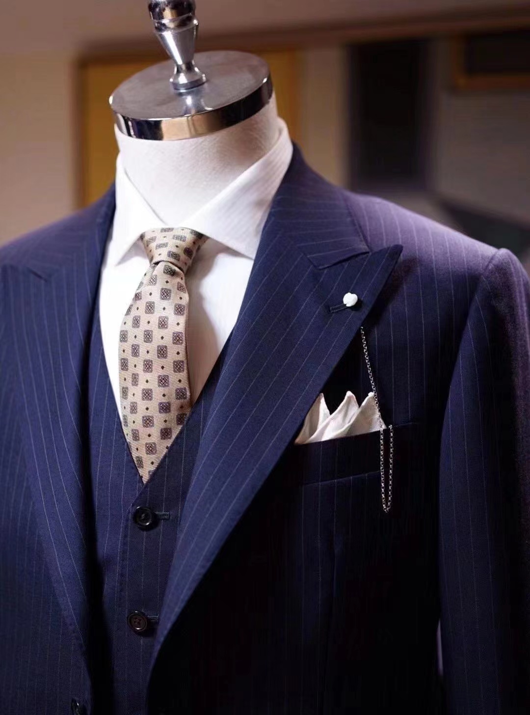 【博朗西服】婚礼商务西服定制七件套