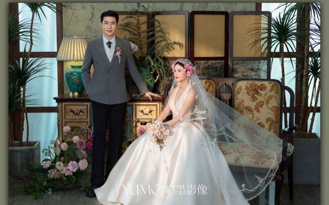 沉迷于东方美学✨新中式婚纱照太有韵味了‼️