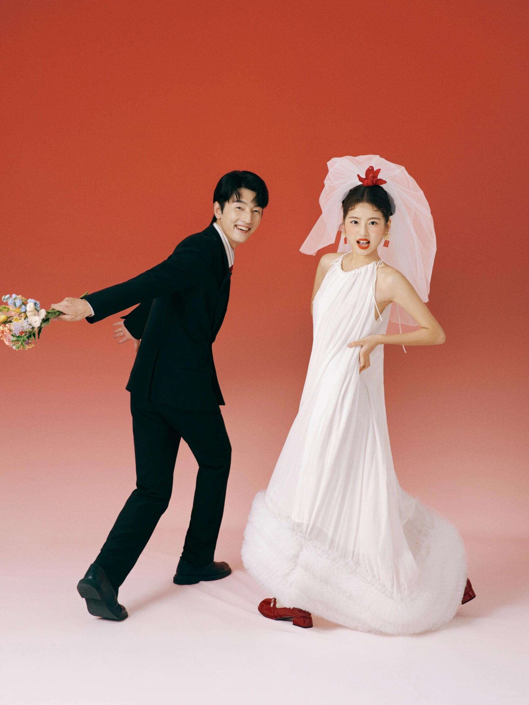 小众囍嫁婚纱照