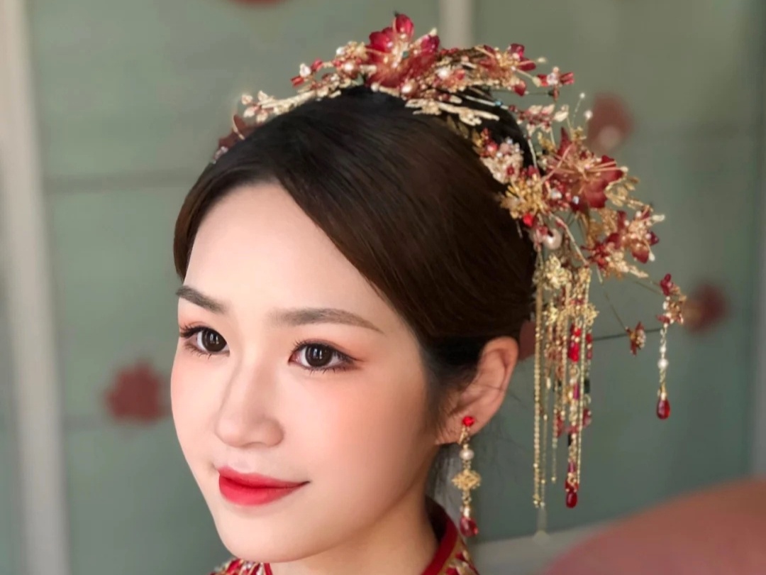 首席档全程跟妆森系唯美3造型套餐送亲友妆