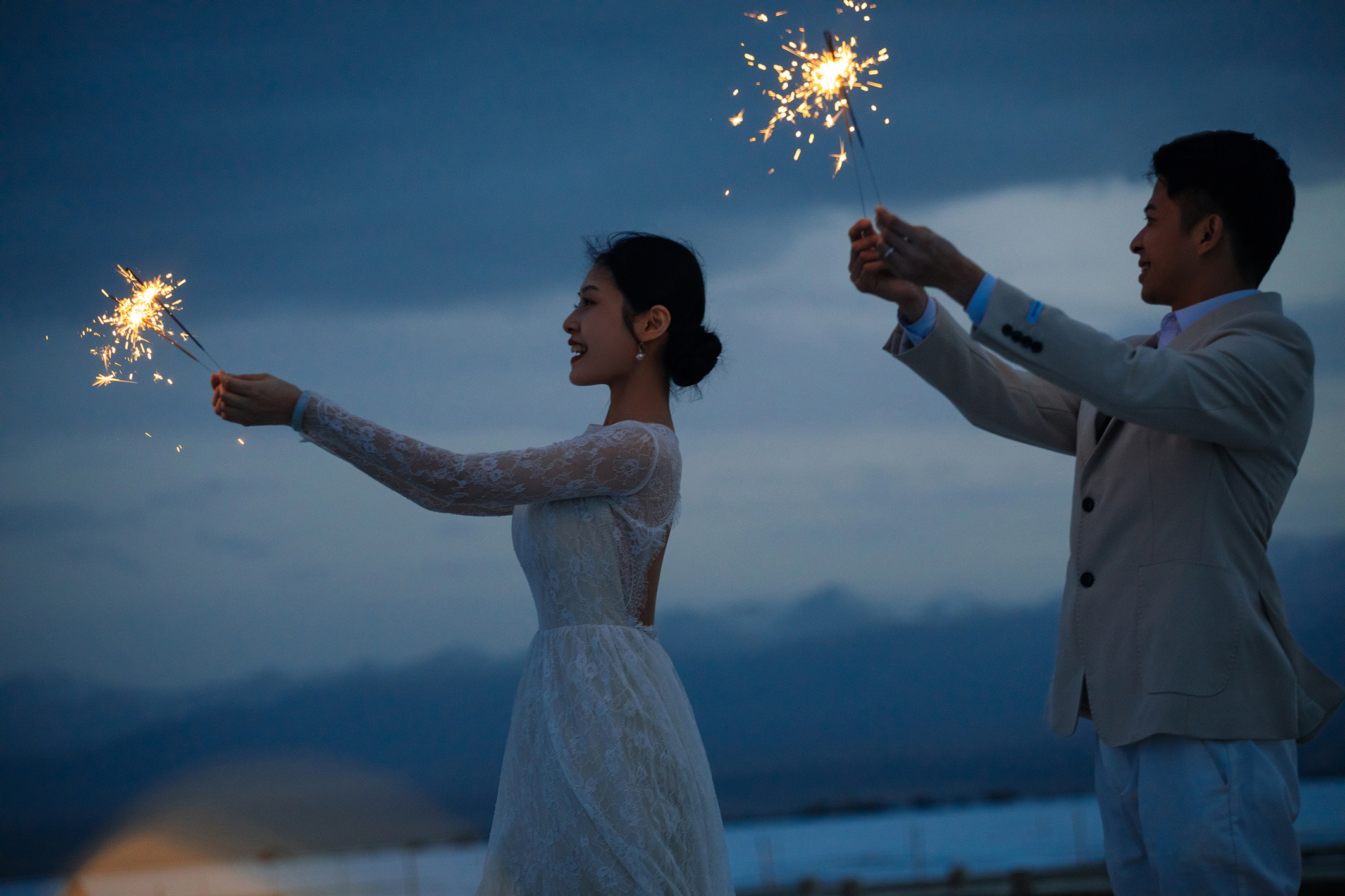 【青海旅拍】青海湖婚纱照 沙漠婚纱照  纯客片