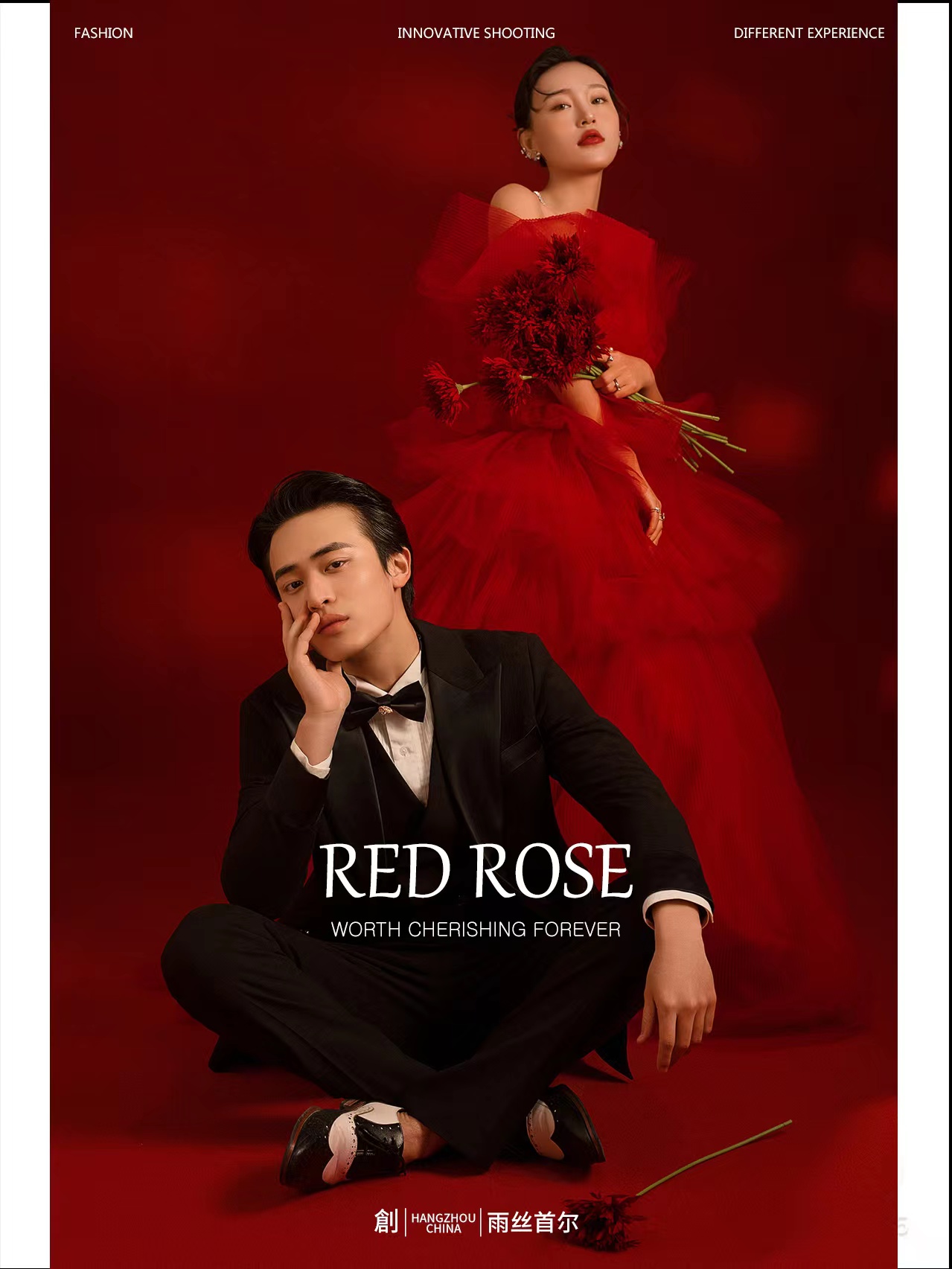 安利新品~红纱光影风~杭州婚纱照~吸睛