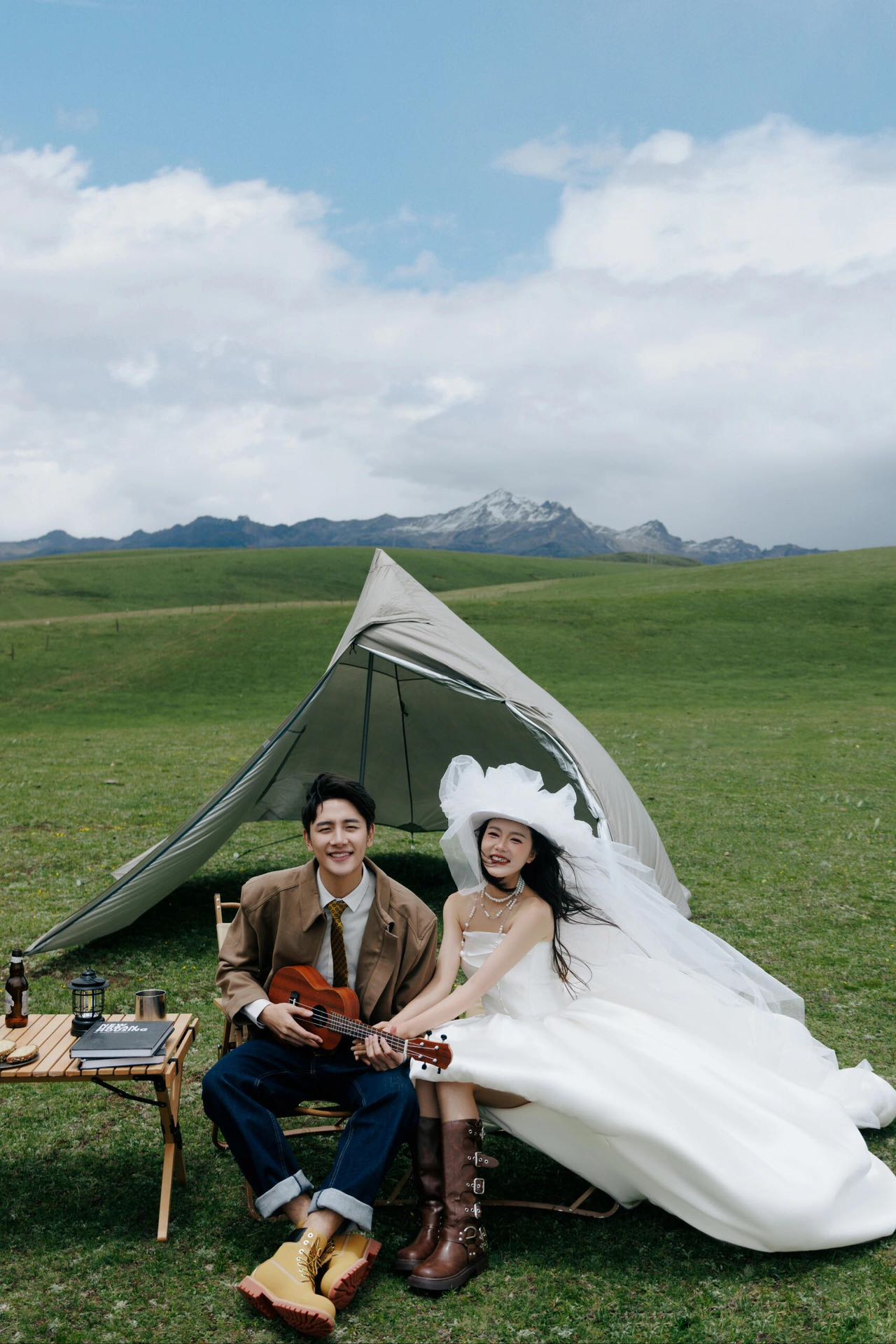 南山牧场＋马匹＋草坪婚礼＋双外景+日照金山