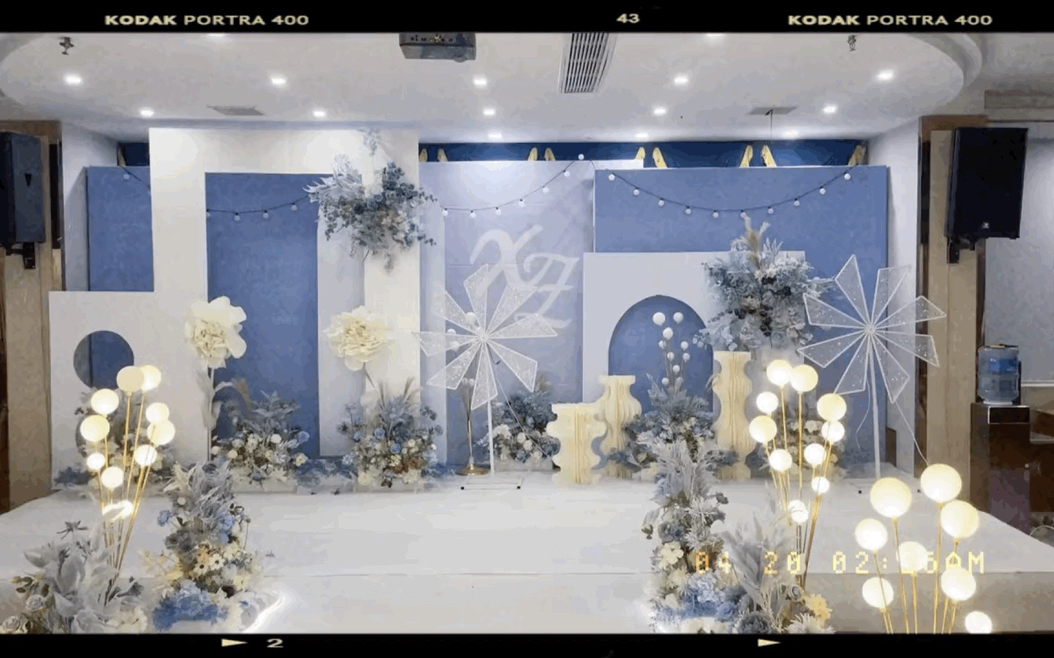 【大吉喜事·小廳定制】藍色主題定制婚禮