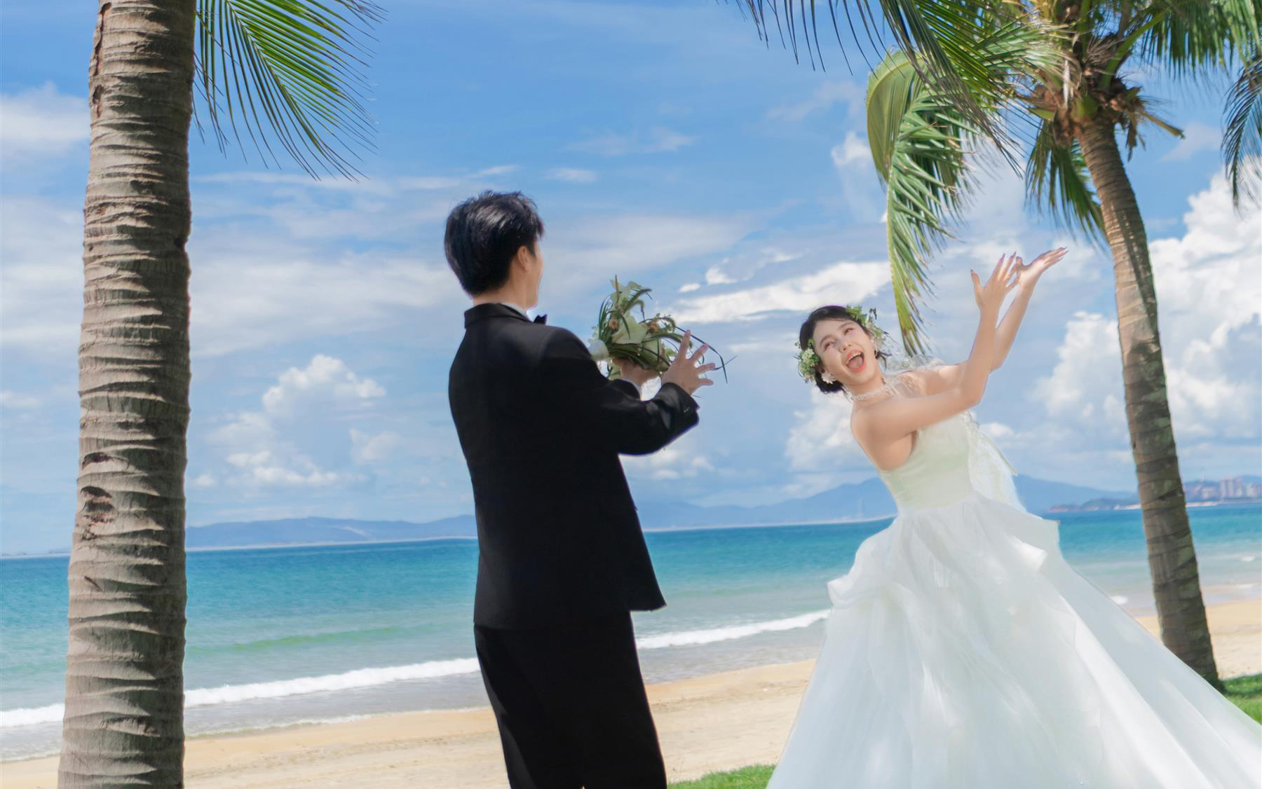 婚纱照旅拍《三亚站》目的地婚礼 