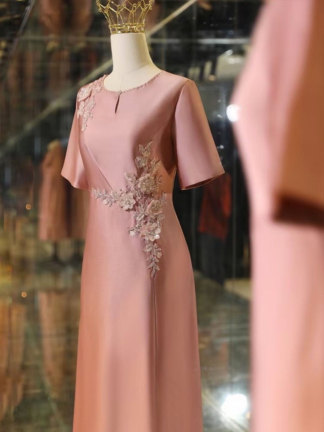 喜妈妈喜婆婆礼服连衣裙